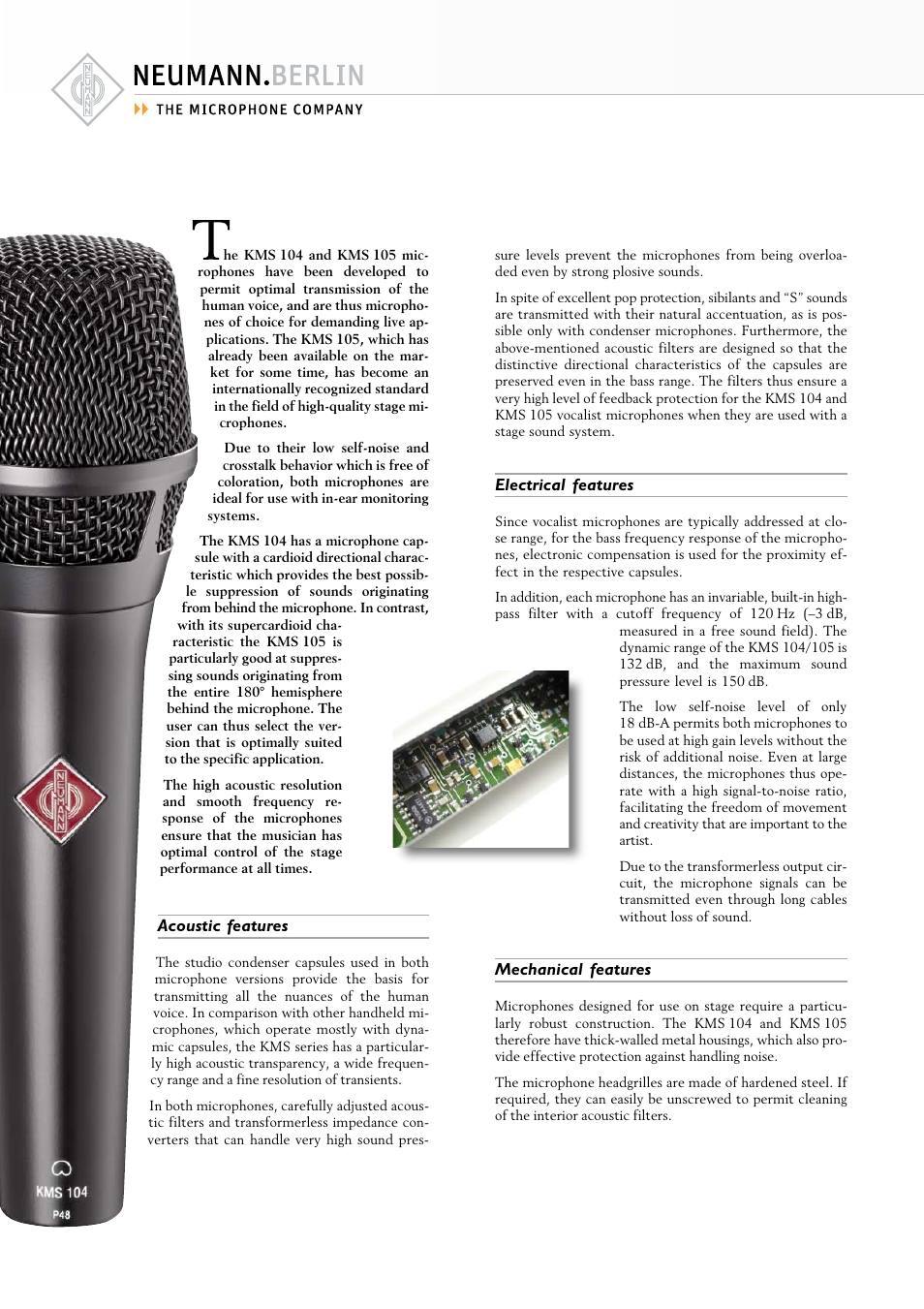 Neumann.Berlin KMS 105 User Manual | Page 2 / 6