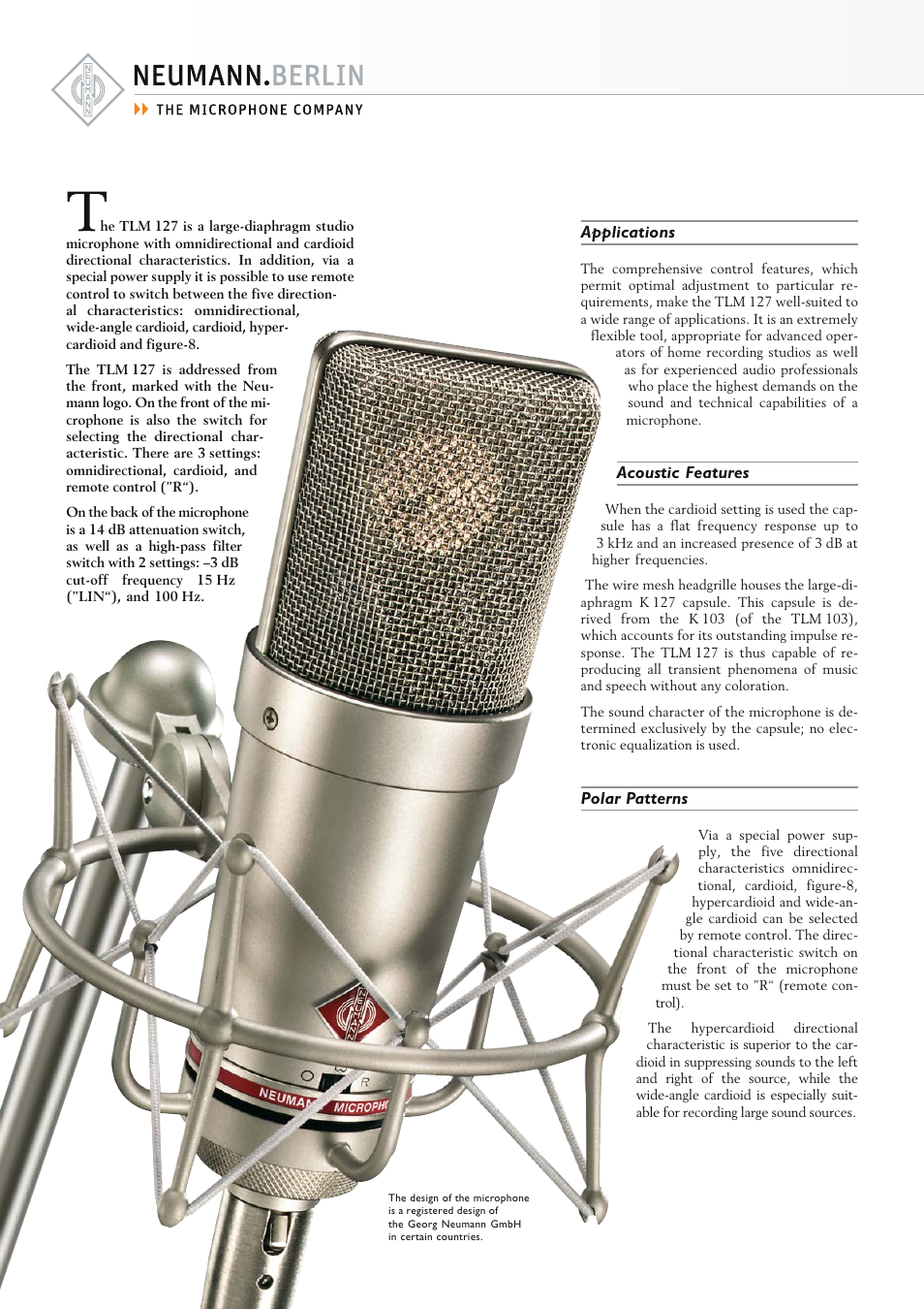 Neumann.Berlin TLM 127 User Manual | Page 2 / 6