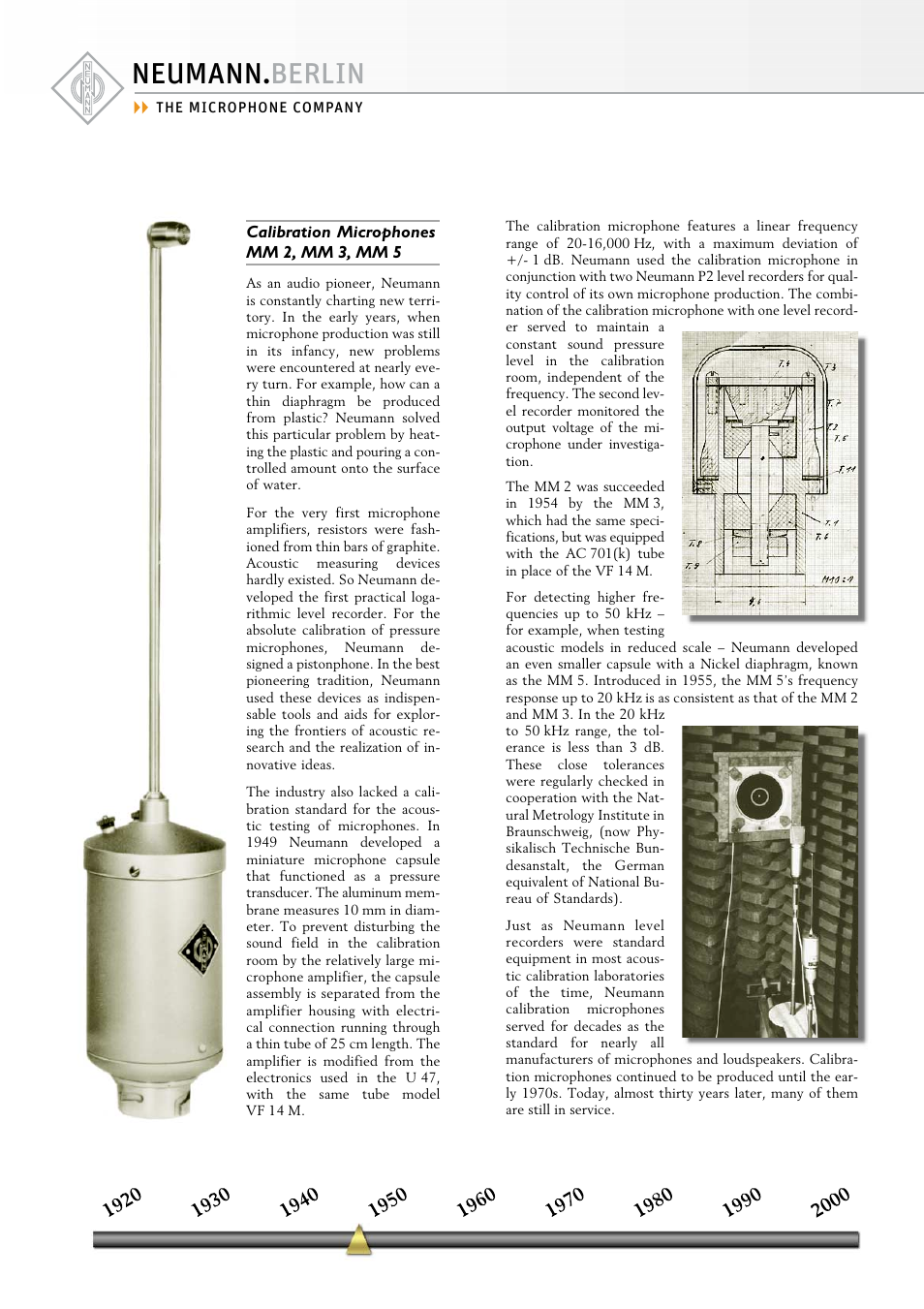 Neumann.Berlin MM 3 User Manual | 1 page