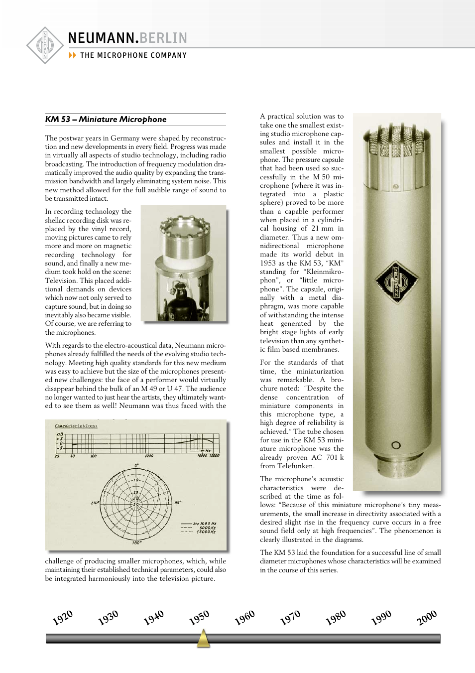 Neumann.Berlin KM 53 User Manual | 1 page