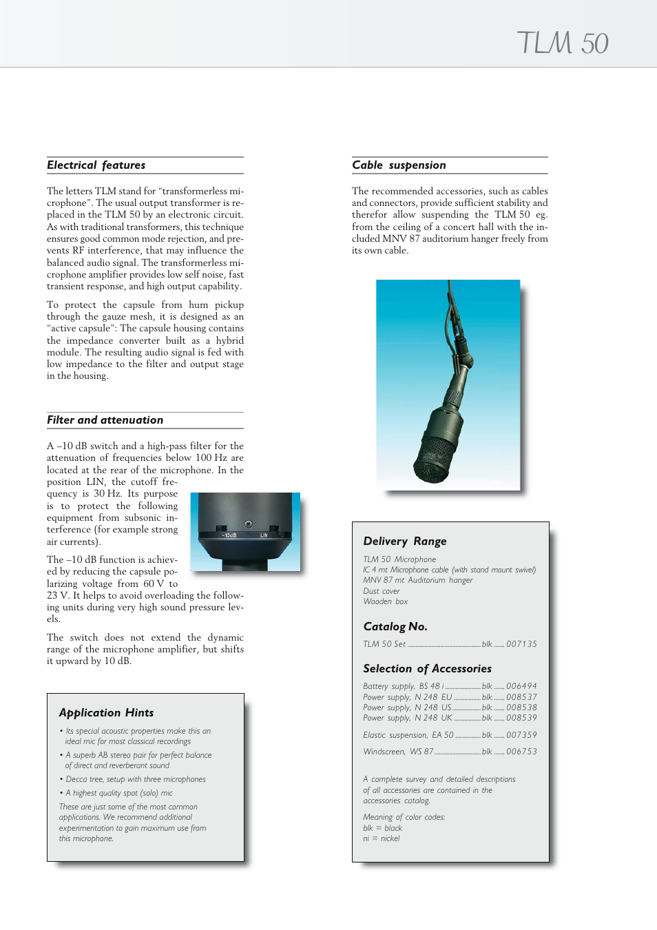 Tlm 50 | Neumann.Berlin TLM 50 User Manual | Page 3 / 4