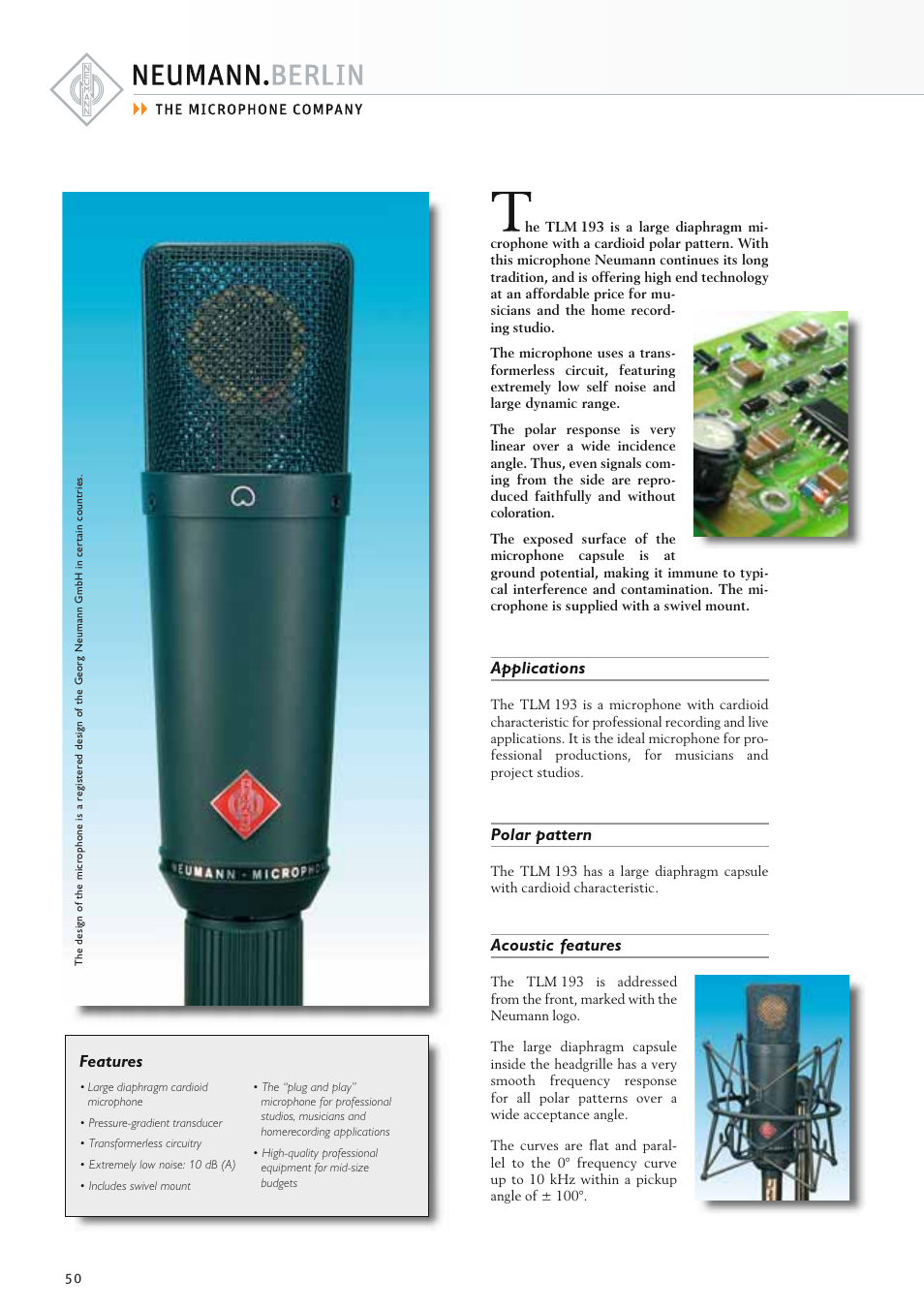 Neumann.Berlin TLM 67 User Manual | Page 50 / 162