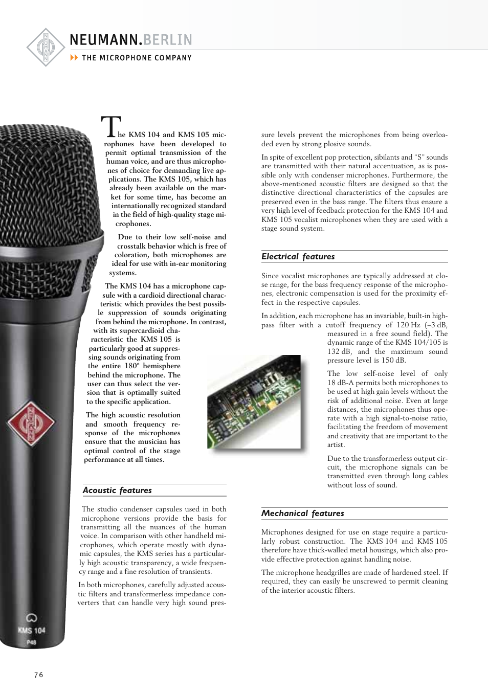 Neumann.Berlin TLM 67 User Manual | Page 76 / 162