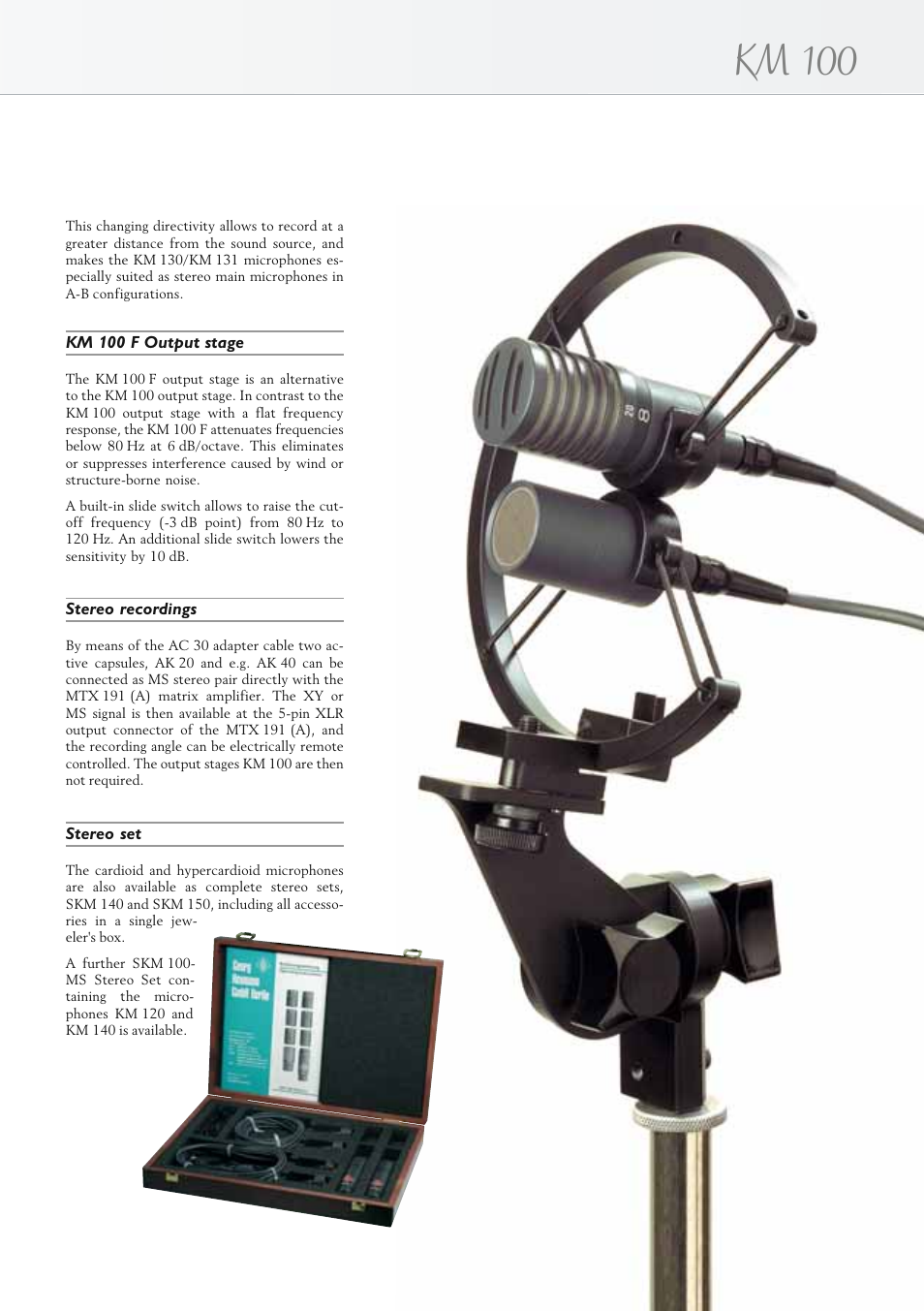 Km 100 | Neumann.Berlin TLM 67 User Manual | Page 91 / 162