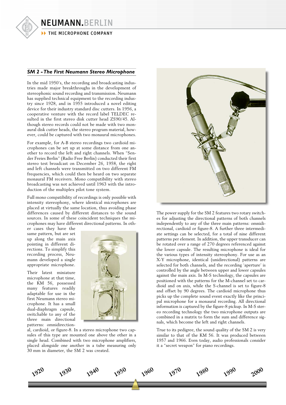 Neumann.Berlin SM 2 User Manual | 1 page