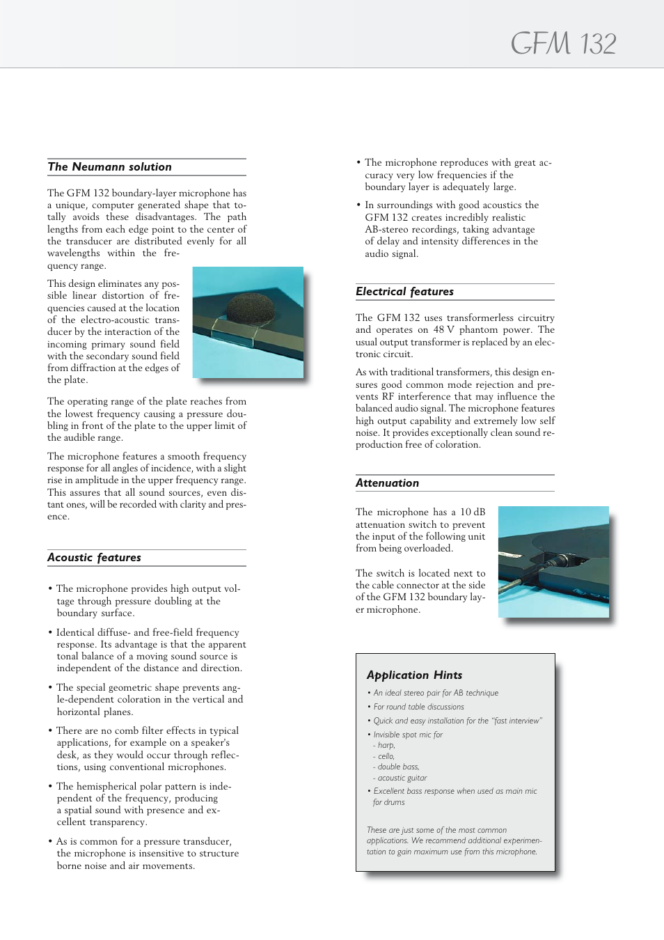 Gfm 132 | Neumann.Berlin GFM 132 User Manual | Page 3 / 4