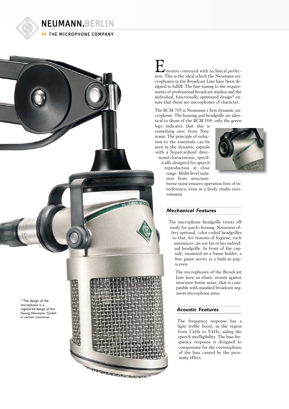 Neumann.Berlin BCM 705 User Manual | Page 2 / 4