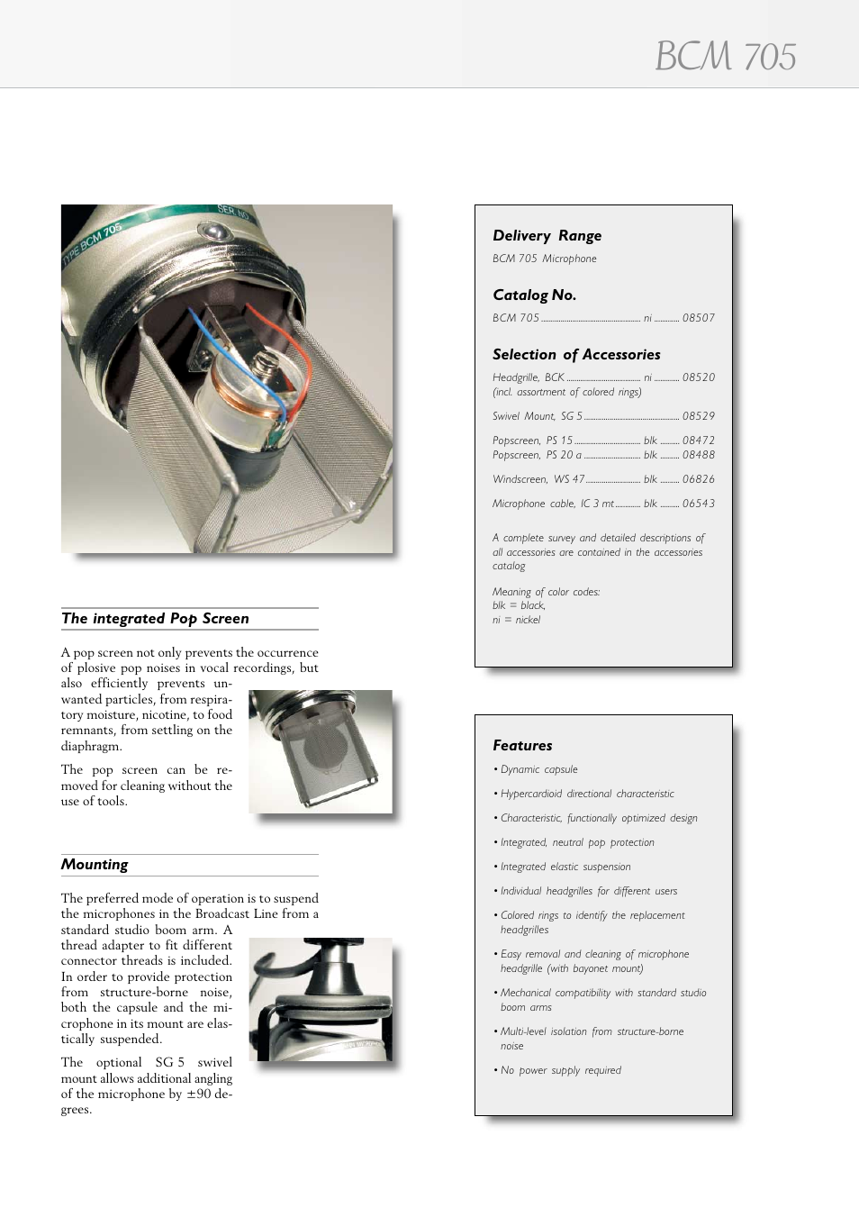 Bcm 705 | Neumann.Berlin BCM 705 User Manual | Page 3 / 4