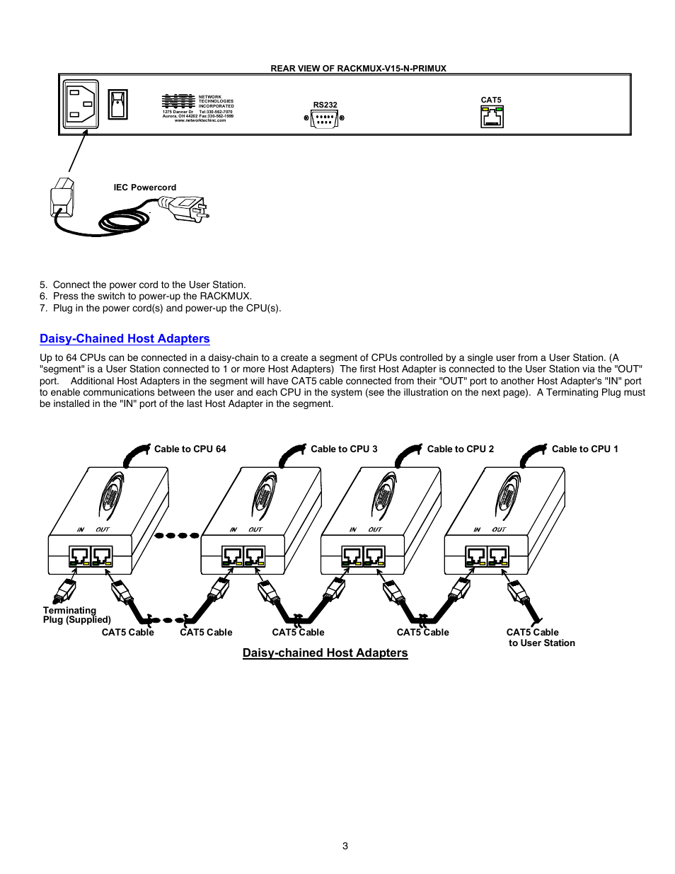 Network Technologies 17-N-PRIMUX User Manual | Page 3 / 4