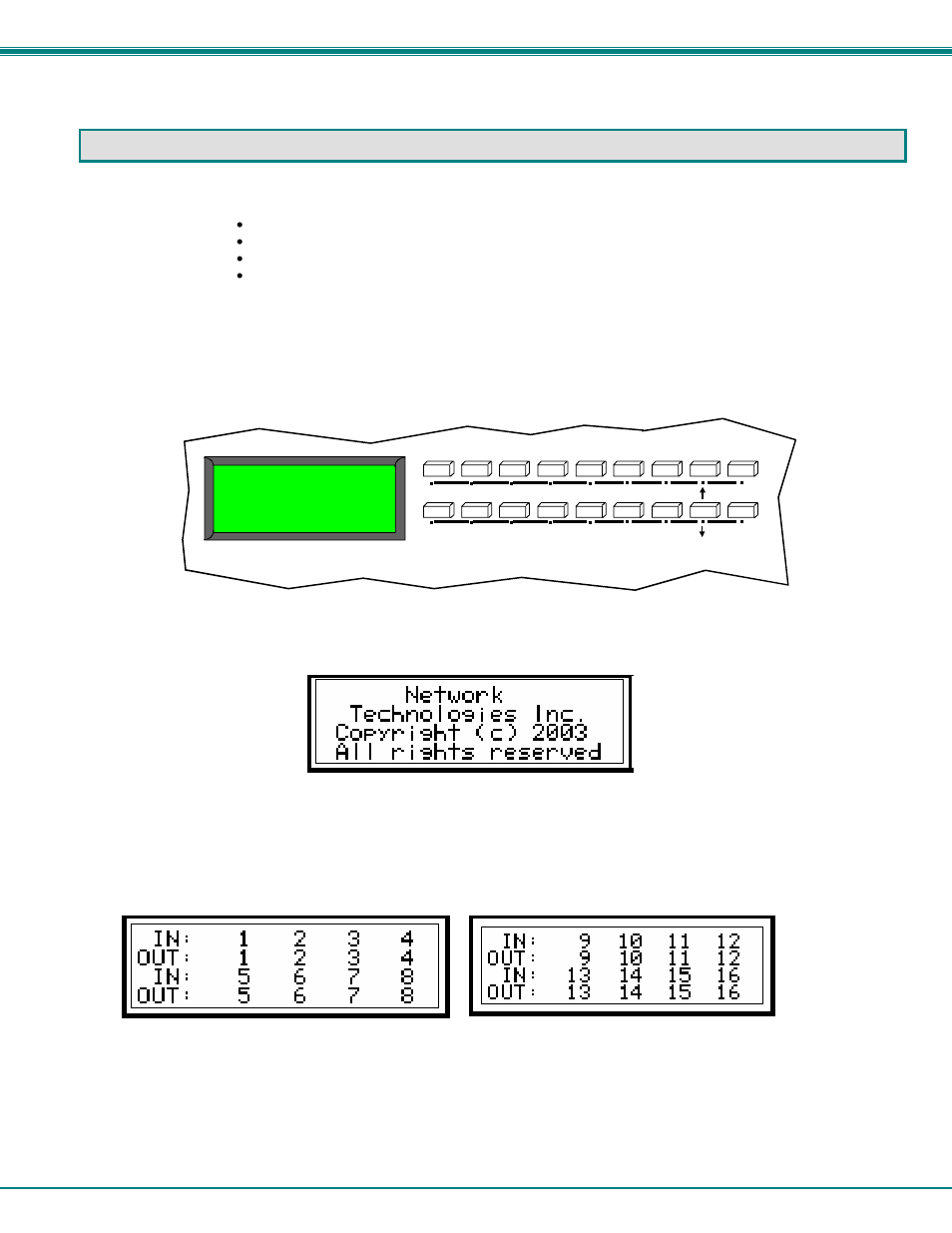 Using the veemux switch, Front panel interface overview | Network Technologies SM-nXm-C5AV-LCD User Manual | Page 14 / 40