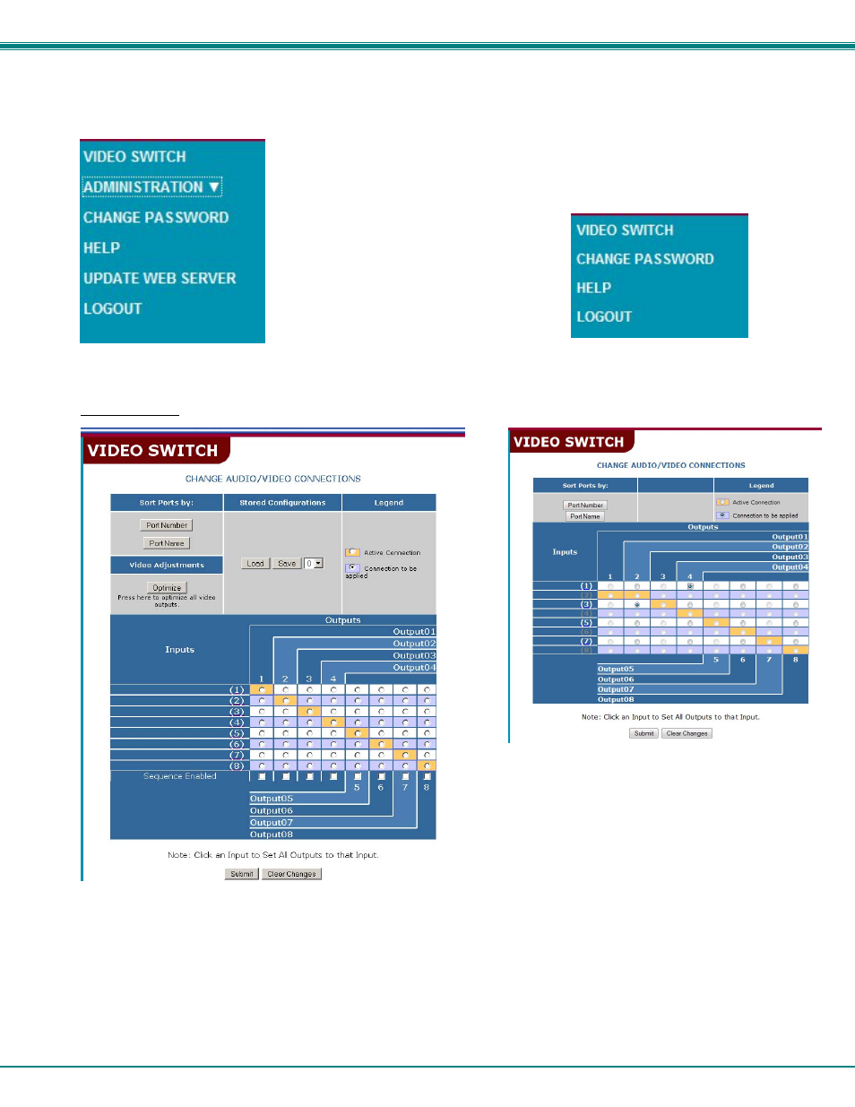 Main menu | Network Technologies SM-nXm-C5AV-LCD User Manual | Page 25 / 40