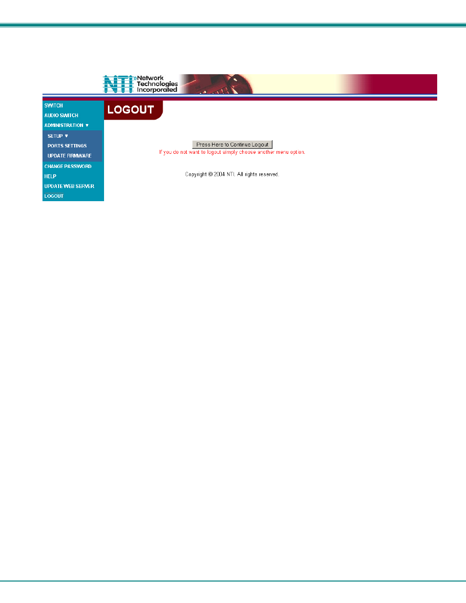 Network Technologies SM-nXm-C5AV-LCD User Manual | Page 34 / 40