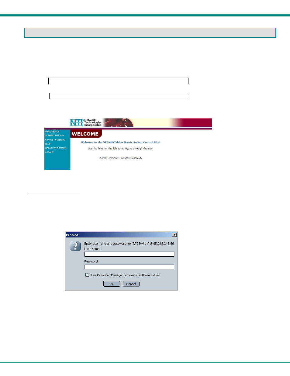 Web interface | Network Technologies SM-nXm-15V-LCD User Manual | Page 22 / 44