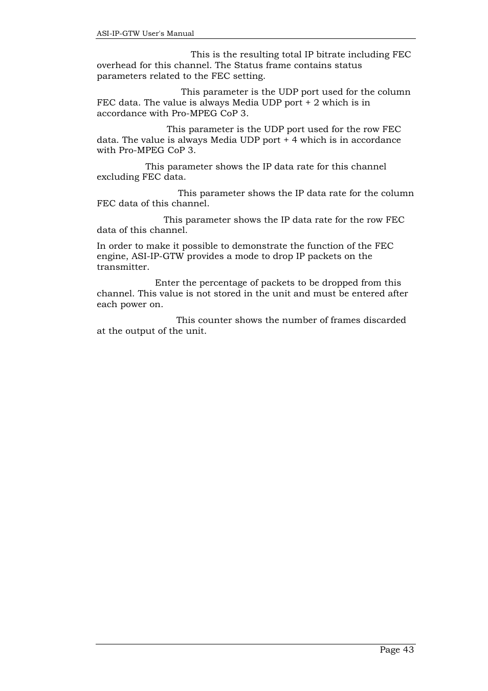 Network Technologies DVB-ASI to IP User Manual | Page 43 / 93