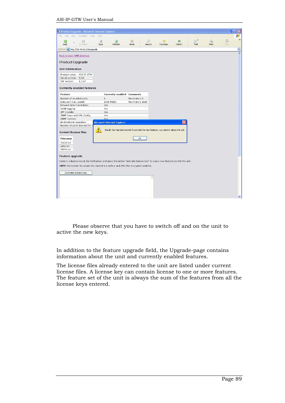 Network Technologies DVB-ASI to IP User Manual | Page 89 / 93