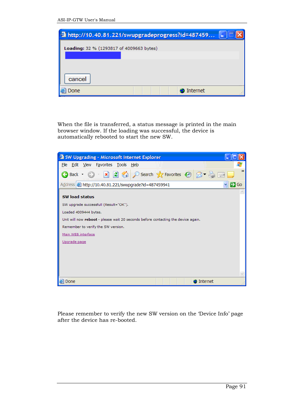 Network Technologies DVB-ASI to IP User Manual | Page 91 / 93