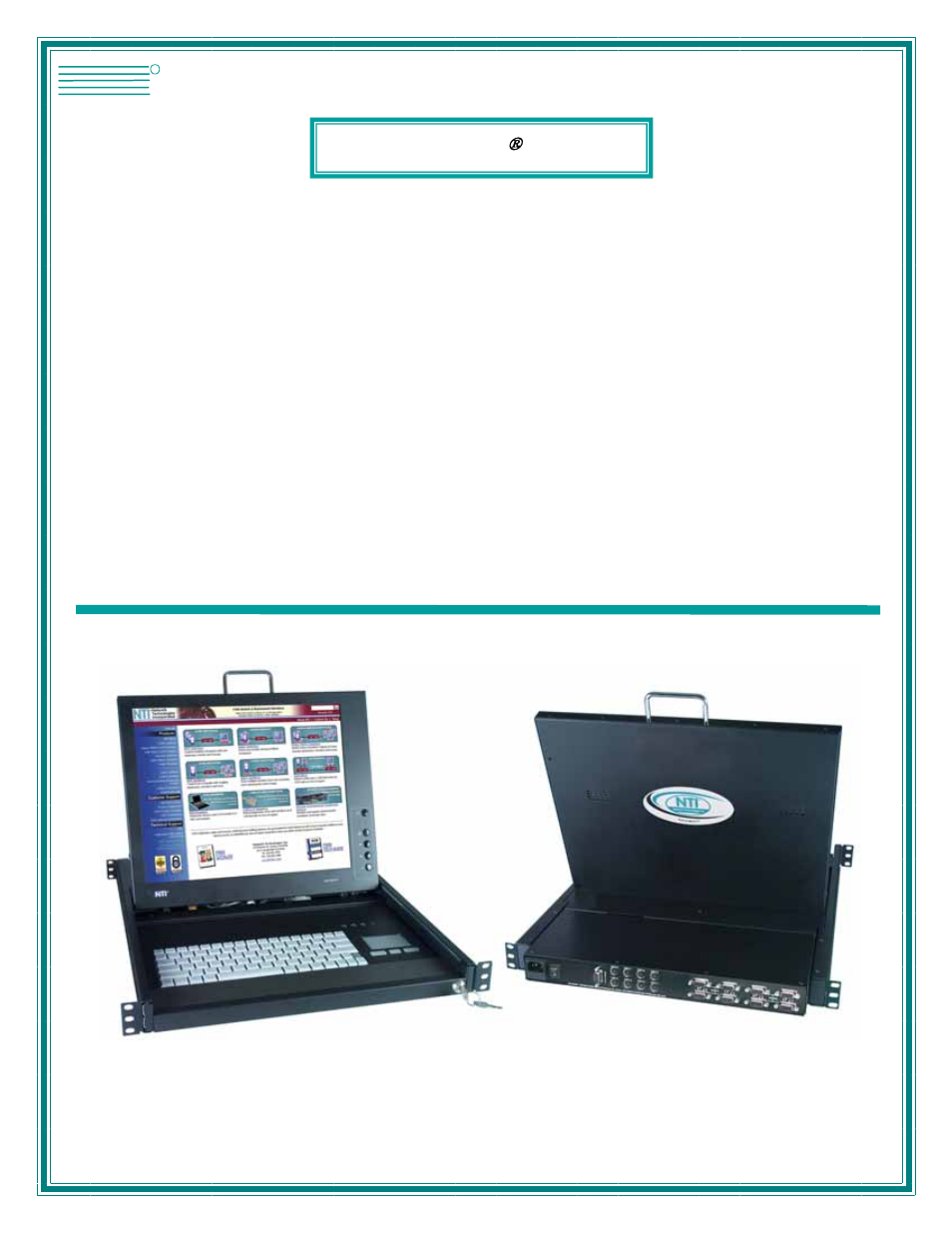 Network Technologies RACKMUX-V17-8UNV User Manual | 35 pages