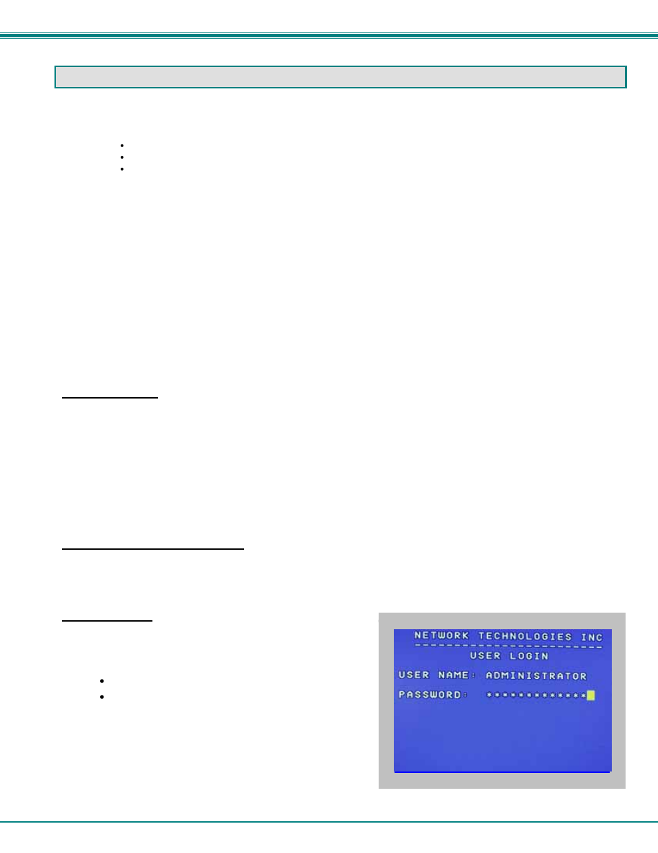 Using the rackmux, Keyboard control, Osd control | Security option, Enabling the security feature | Network Technologies RACKMUX-V17-8UNV User Manual | Page 11 / 35