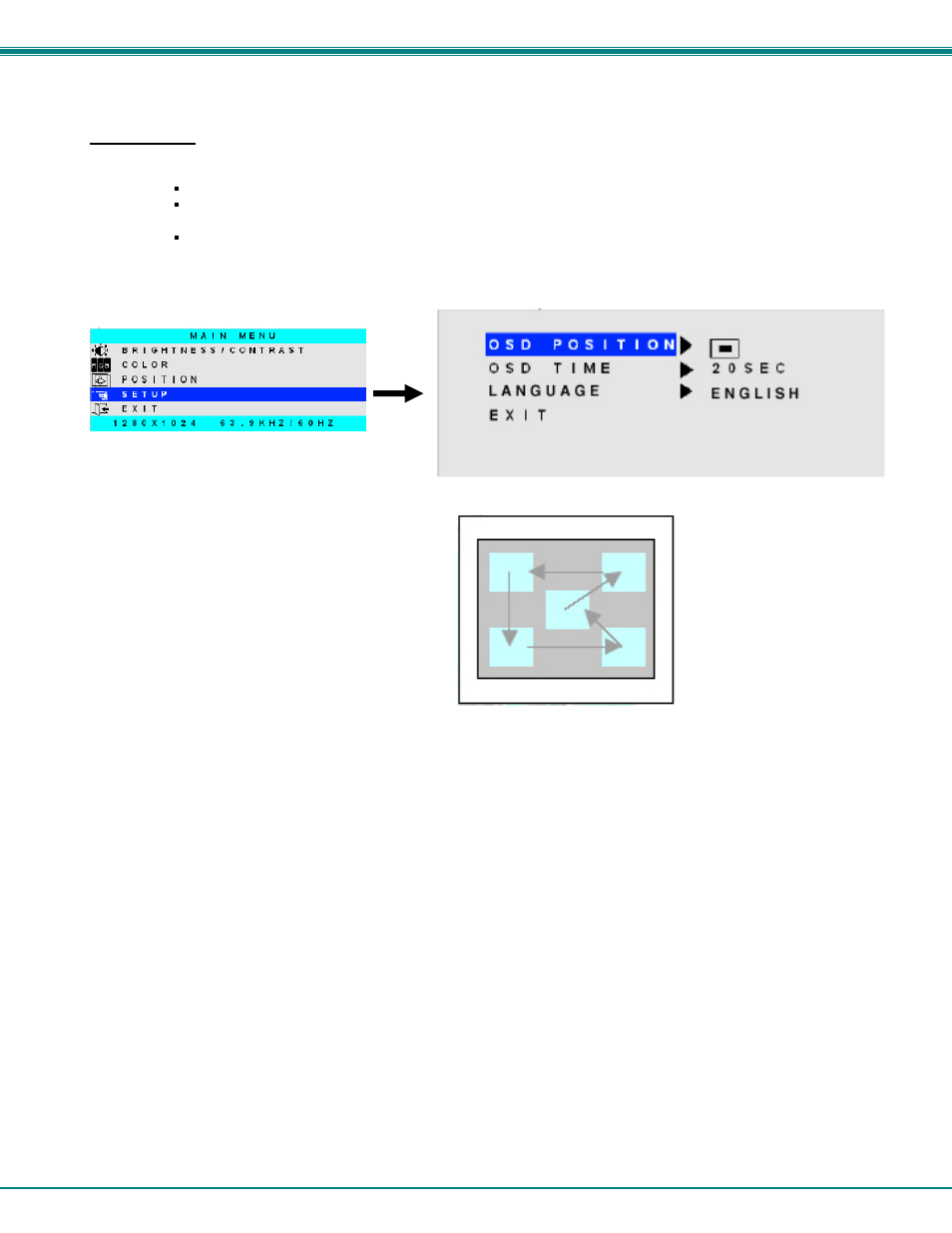 Setup menu | Network Technologies RACKMUX-V17-8UNV User Manual | Page 27 / 35