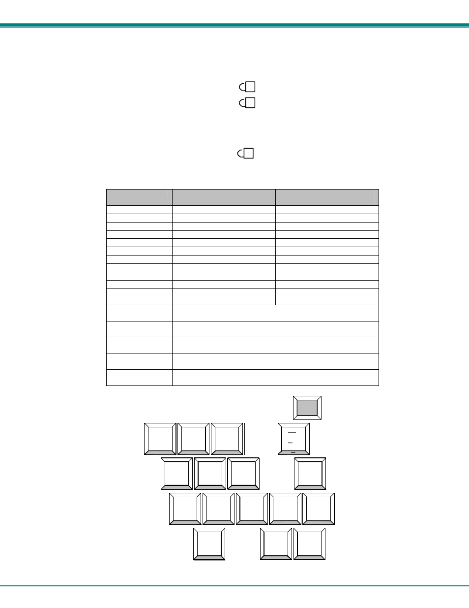 Number pad, M j k l, Ui o | Network Technologies RACKMUX-V17-8UNV User Manual | Page 29 / 35