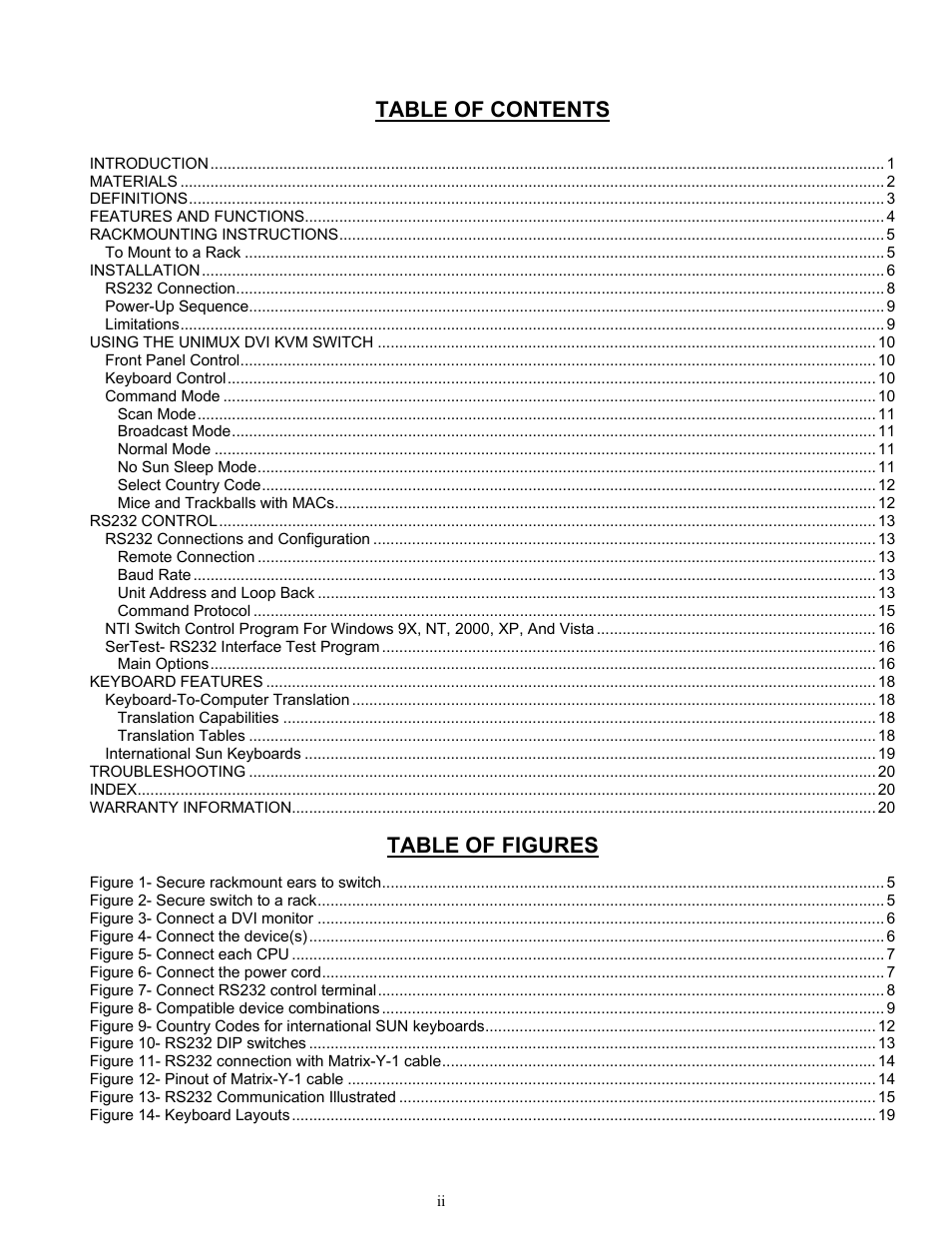 Network Technologies UNIMUX-DVI-xHD User Manual | Page 3 / 23