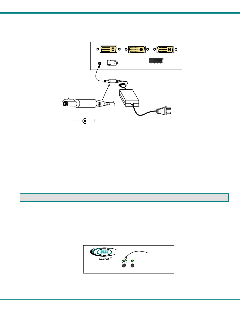 Operation, Rear view of se-dvi-2, Front view of se-dvi-2 | Power connector, Nti vidmux series 2-port dvi video switch | Network Technologies SE-DVI-2 User Manual | Page 6 / 7