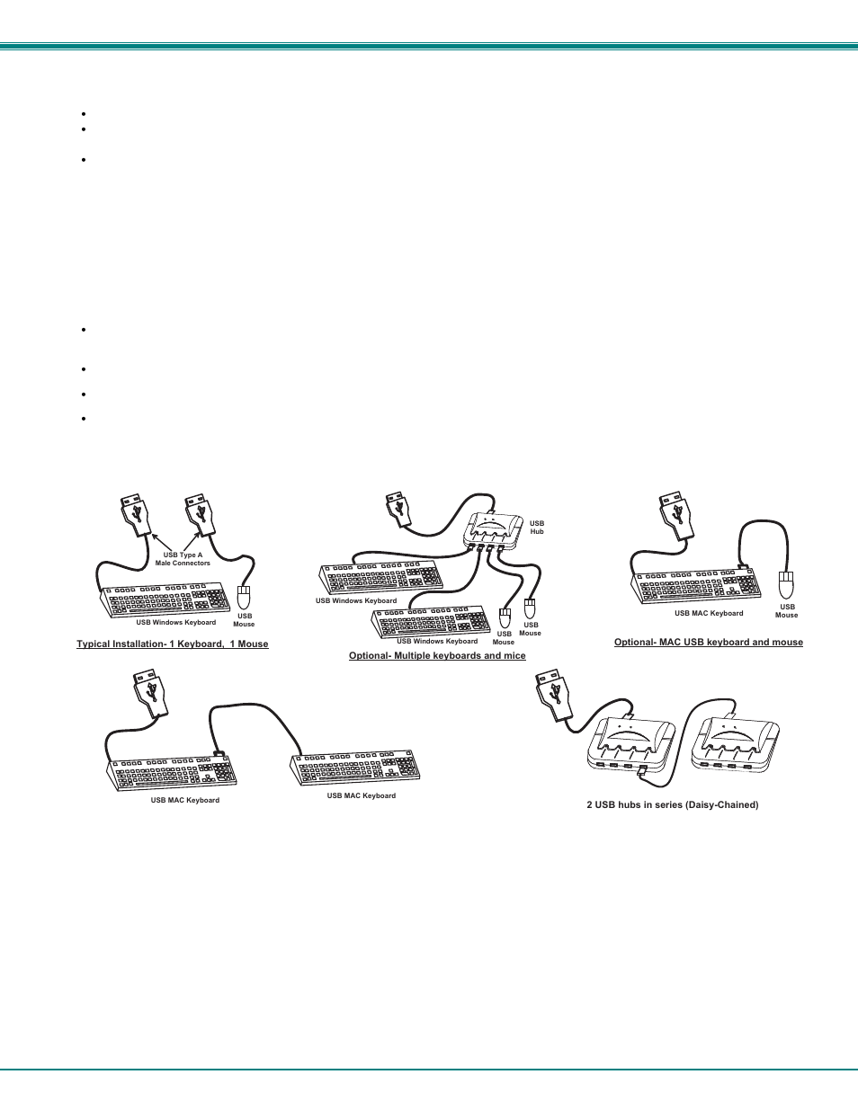 Power-up sequence, Limitations, Nti unimux series usb dvi kvm switch 7 | Figure 7- compatible device combinations | Network Technologies DVI-4 User Manual | Page 10 / 16
