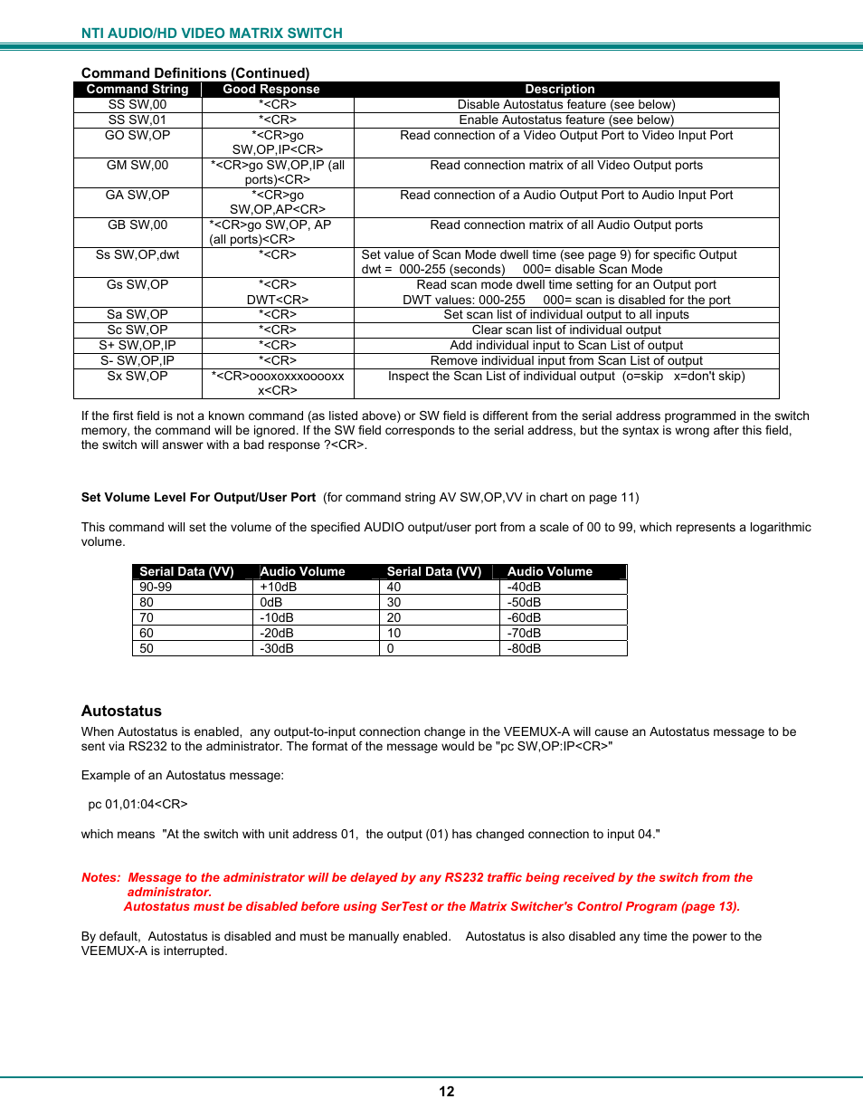 Network Technologies SM-8X4-HDA User Manual | Page 16 / 47