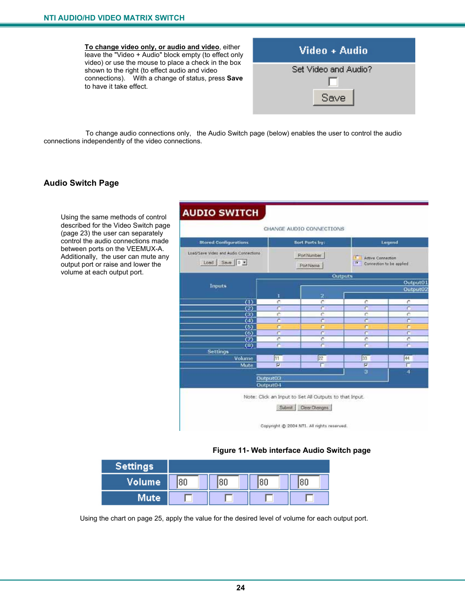 Network Technologies SM-8X4-HDA User Manual | Page 28 / 47