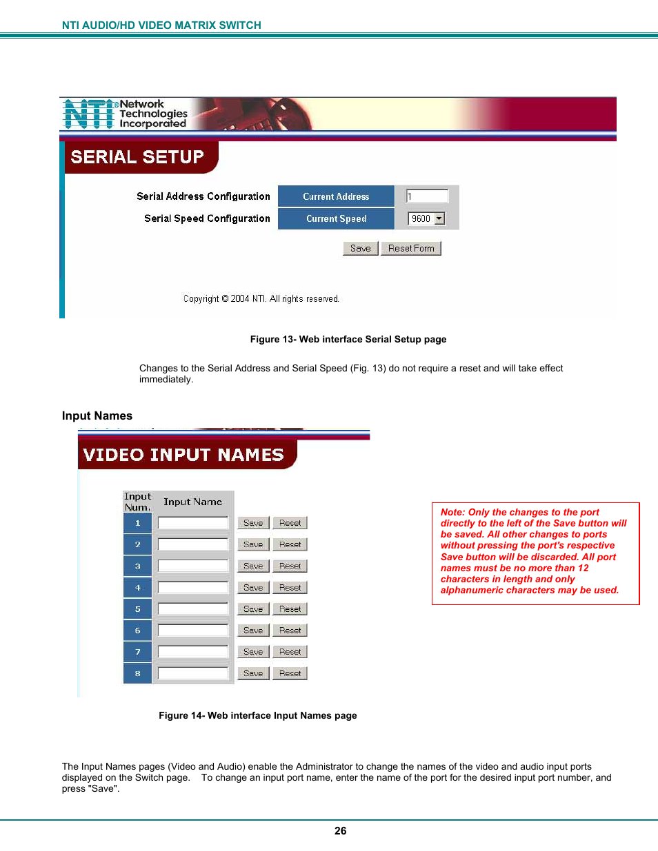 Network Technologies SM-8X4-HDA User Manual | Page 30 / 47
