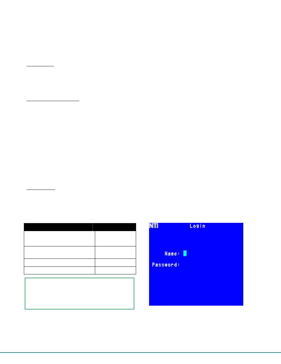Security, Auto-login, Administrator login | User login | Network Technologies CAT5 User Manual | Page 23 / 54