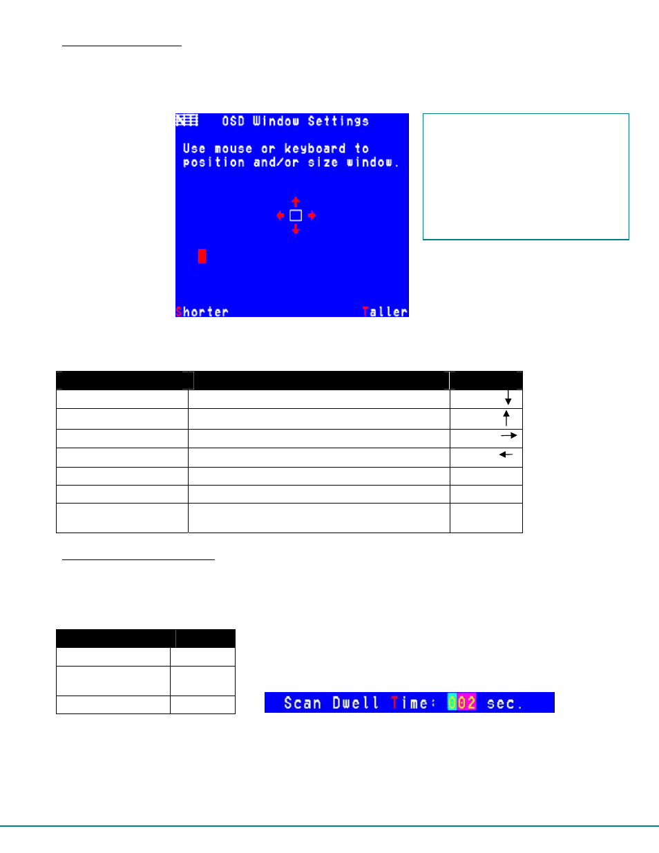 Osd settings menu, Change scan dwell time | Network Technologies CAT5 User Manual | Page 27 / 54