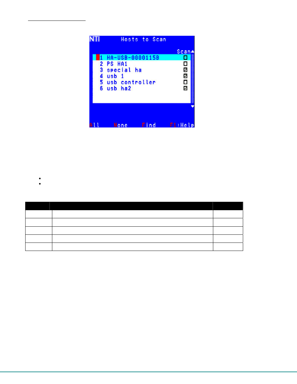 Select hosts to scan | Network Technologies CAT5 User Manual | Page 28 / 54