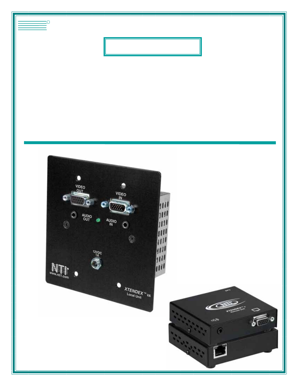 Network Technologies ST-C5VA-WL500 User Manual | 14 pages