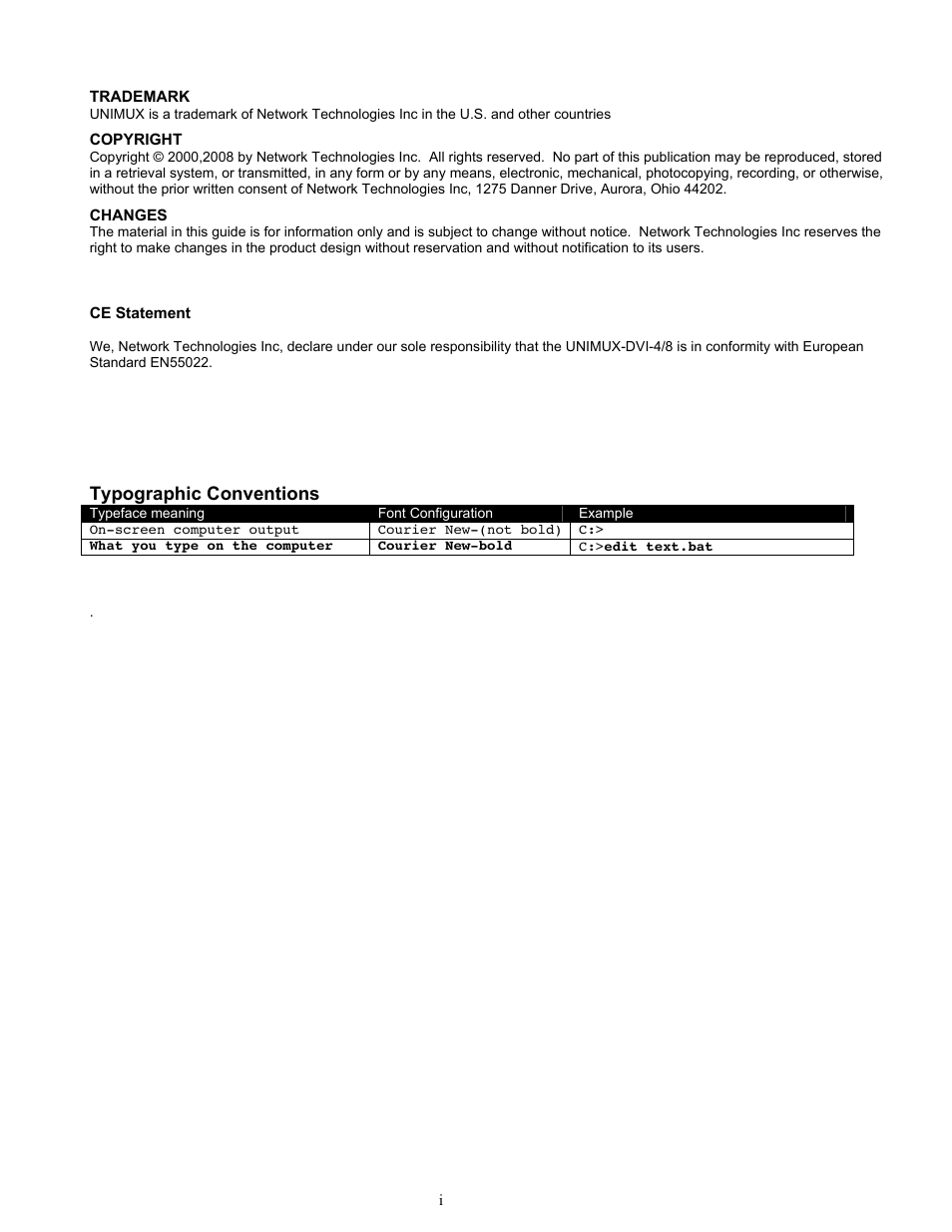 Network Technologies DVI-x User Manual | Page 2 / 22