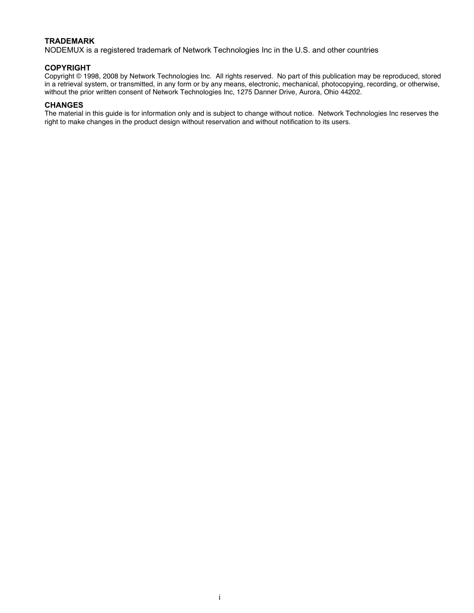Network Technologies ST-xU User Manual | Page 2 / 33