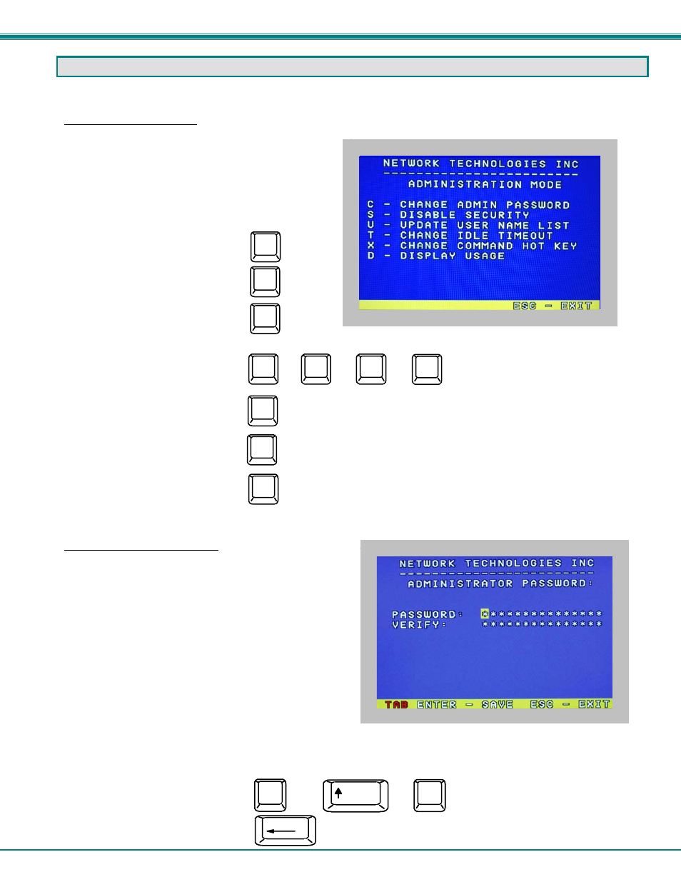 Sc u | Network Technologies USBV-x User Manual | Page 18 / 43