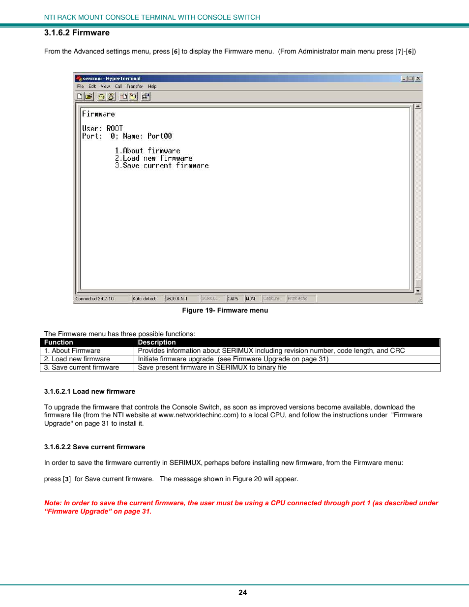 Network Technologies CS-16/8 User Manual | Page 29 / 79