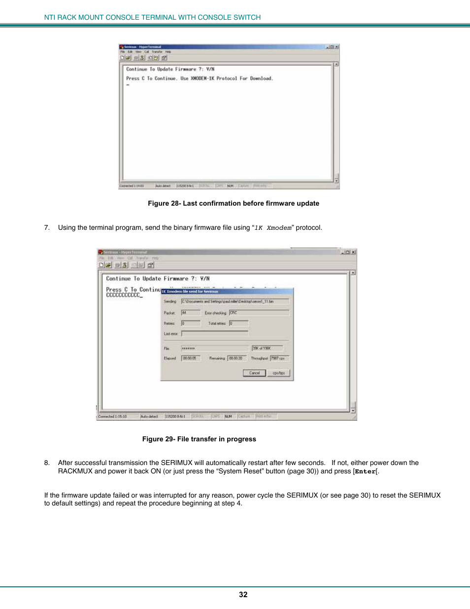 Network Technologies CS-16/8 User Manual | Page 37 / 79