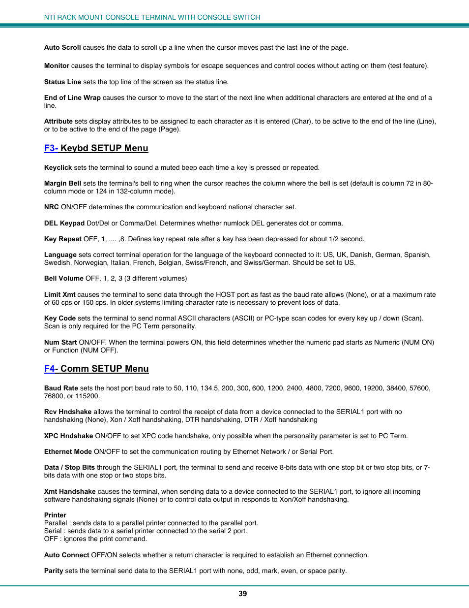 Network Technologies CS-16/8 User Manual | Page 44 / 79