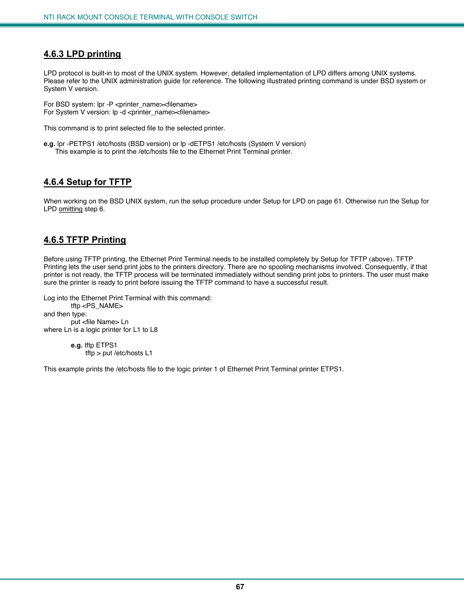 Network Technologies CS-16/8 User Manual | Page 72 / 79