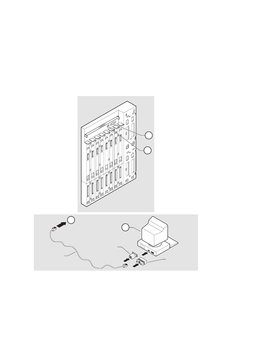 Figure 3-1: setup port cabling components | Network Technologies 900GV User Manual | Page 34 / 72