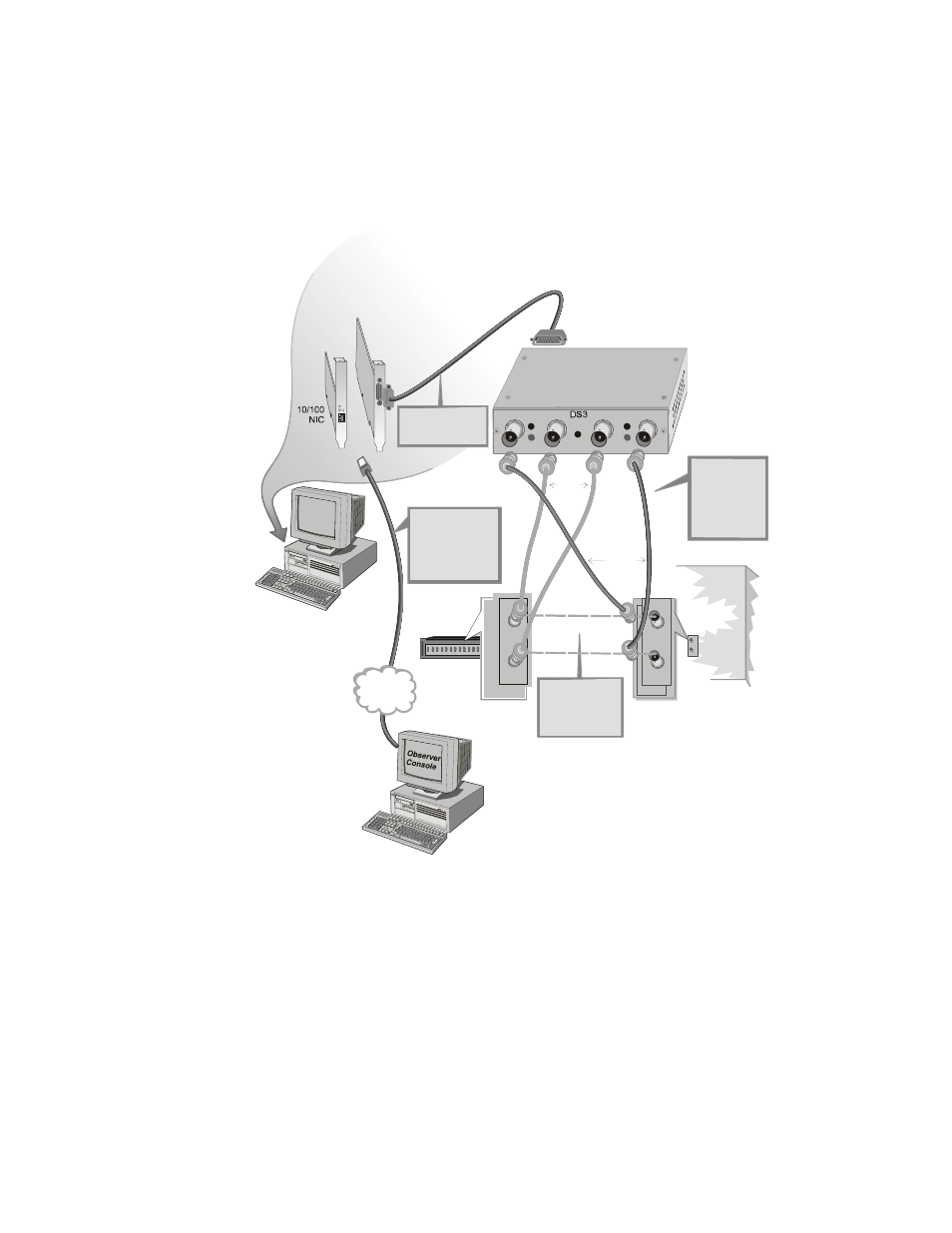 Digital ds3/e3 tap quick installation diagram | Network Instruments WAN Probe Kit User Manual | Page 11 / 44