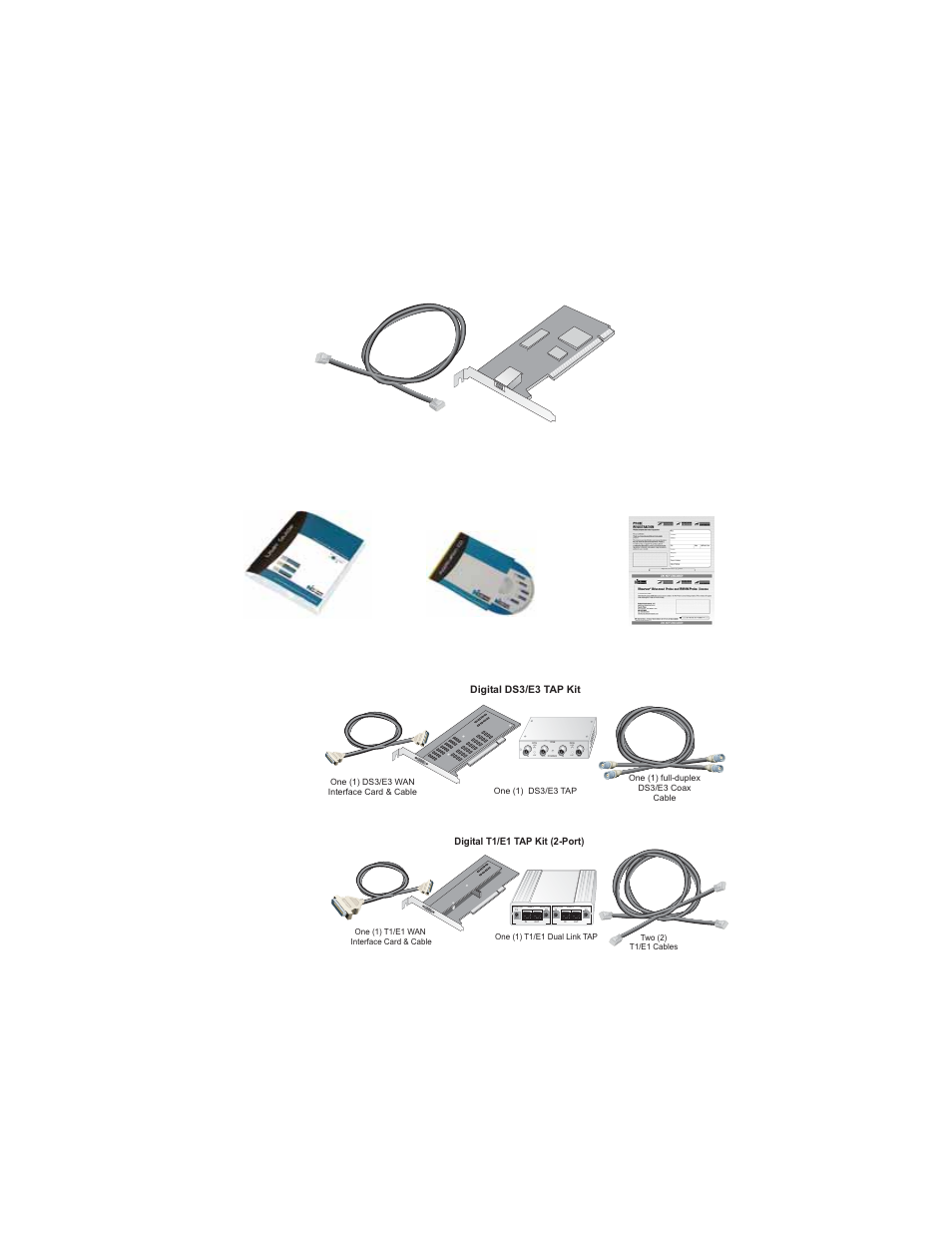 Unpacking and inspecting the parts, Los lof los lof, 2unpacking and inspecting the parts | Network Instruments WAN Probe Kit User Manual | Page 8 / 44