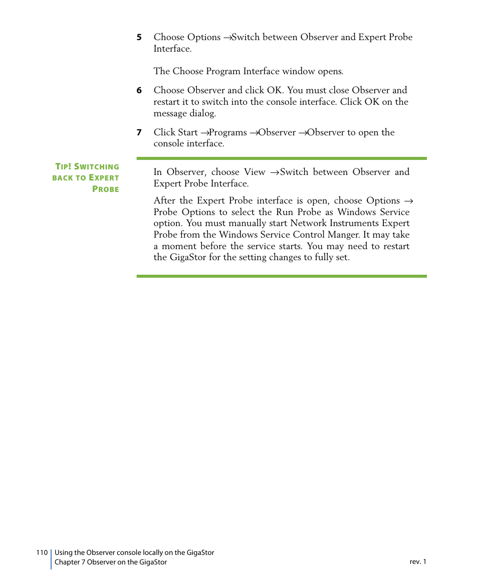 Network Instruments GigaStor 114ff User Manual | Page 110 / 146