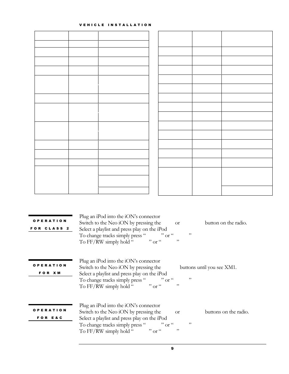 Pontiac, Saturn, Oldsmobile | Neo Car Audio Car Audio User Manual | Page 11 / 19