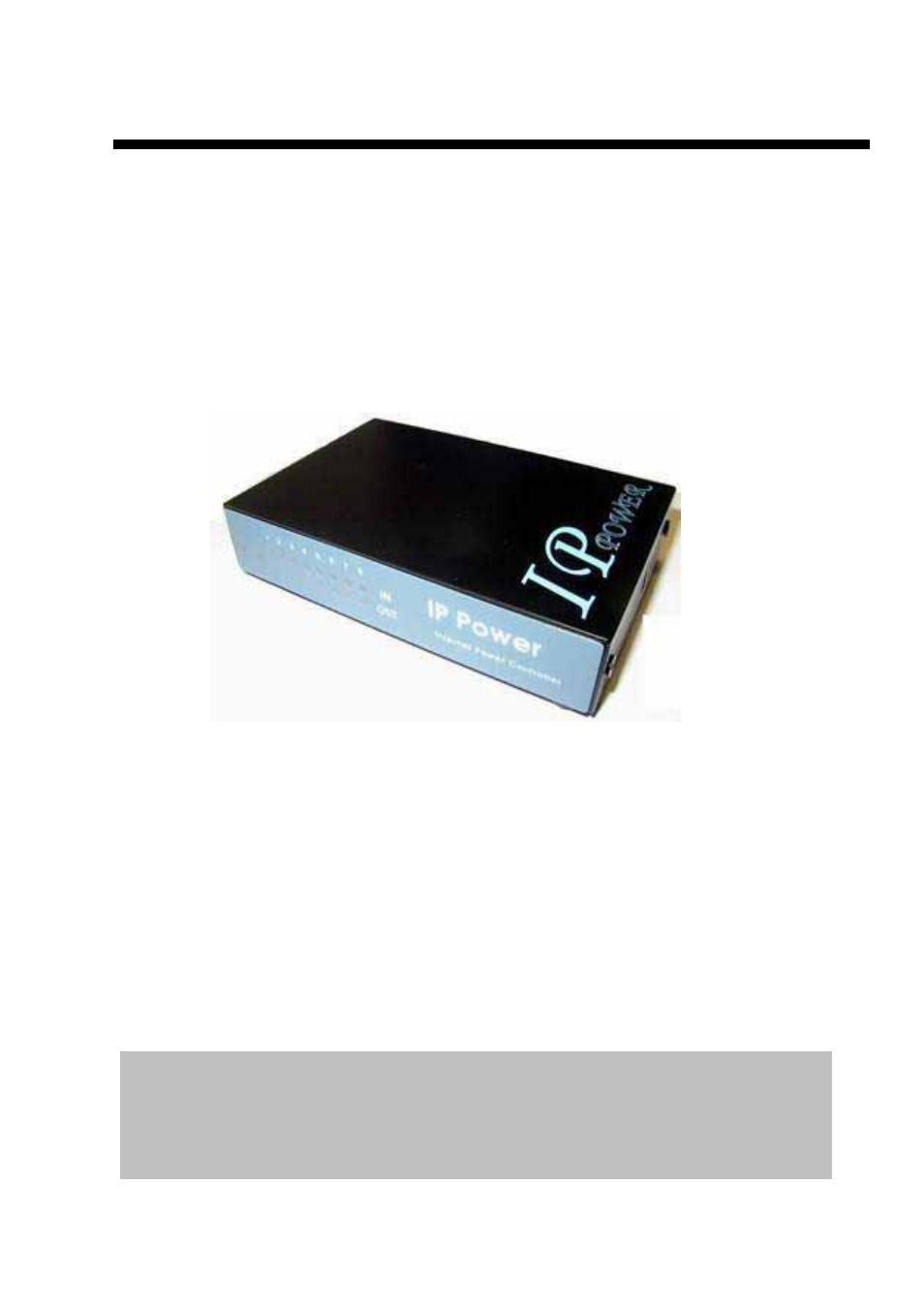 User manual | New Media Technology IP Power 9212 User Manual | Page 2 / 26