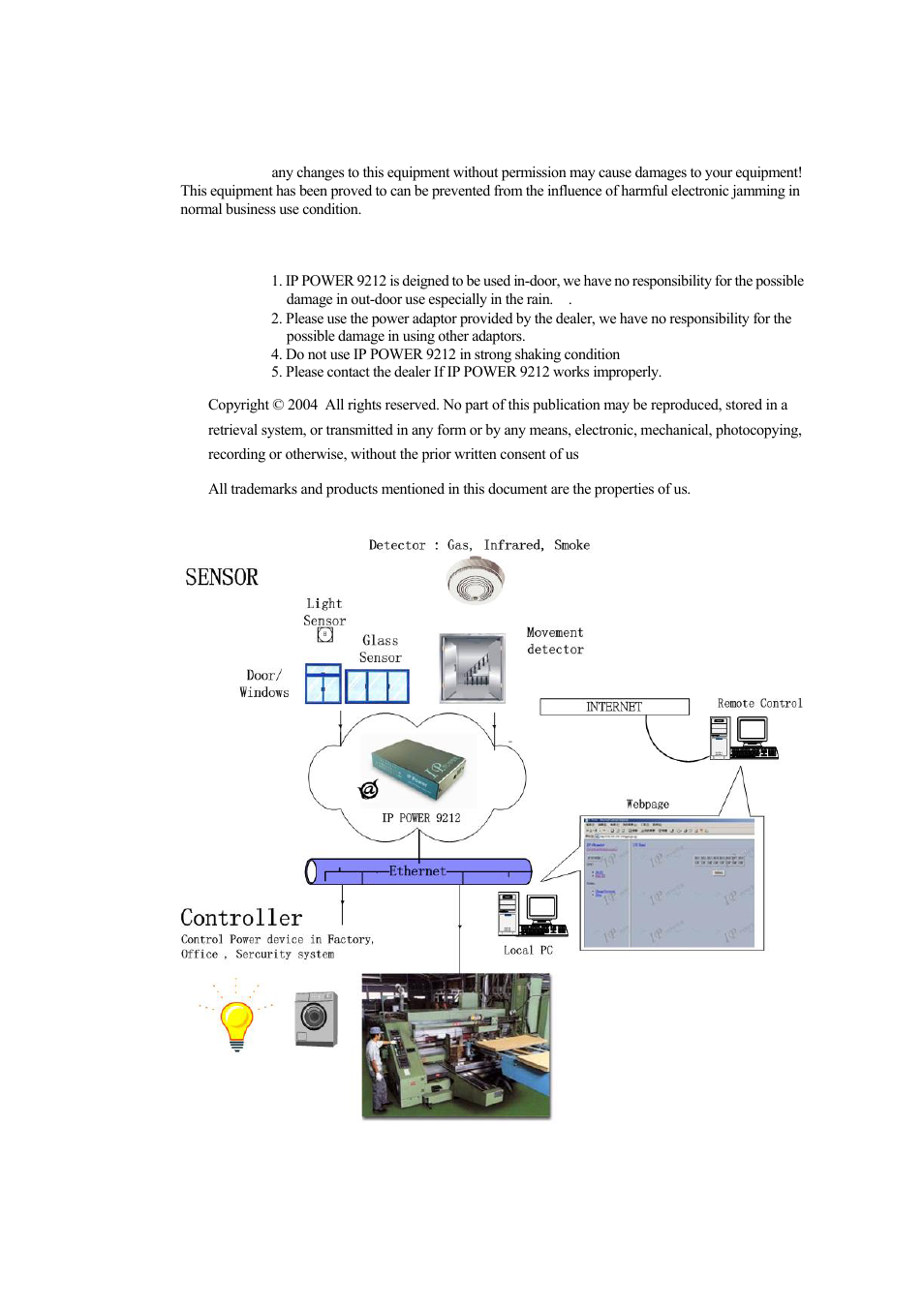 Warning | New Media Technology IP Power 9212 User Manual | Page 3 / 26