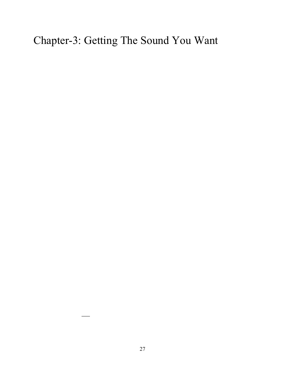 Chapter-3: getting the sound you want, A word about density, clarity, and intelligibility, Quality versus density | New Media Technology Omnia ONE Multicast User Manual | Page 27 / 61