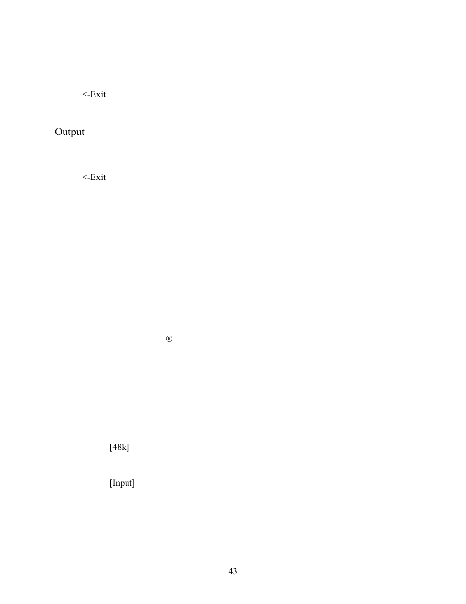 Output | New Media Technology Omnia ONE Multicast User Manual | Page 43 / 61